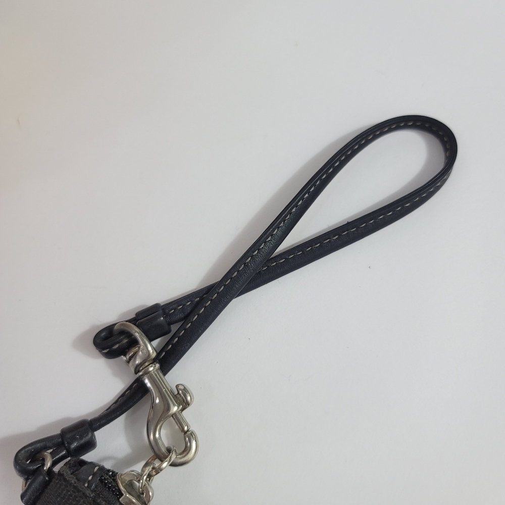 COACH WOMEN SIGNATURE WRISTLET BLACK - Picture 10 of 12